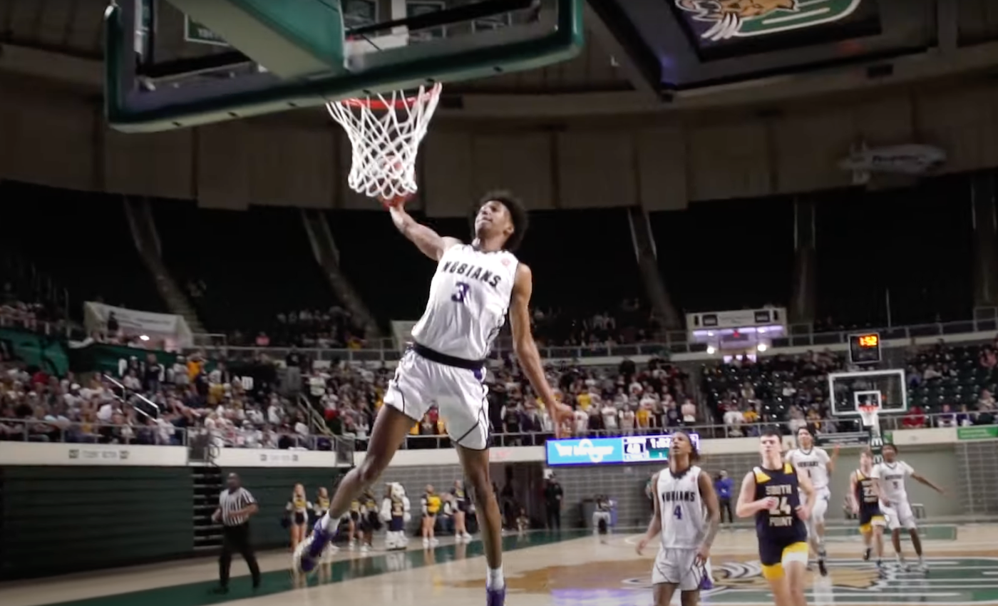 Africentric basketball dunk